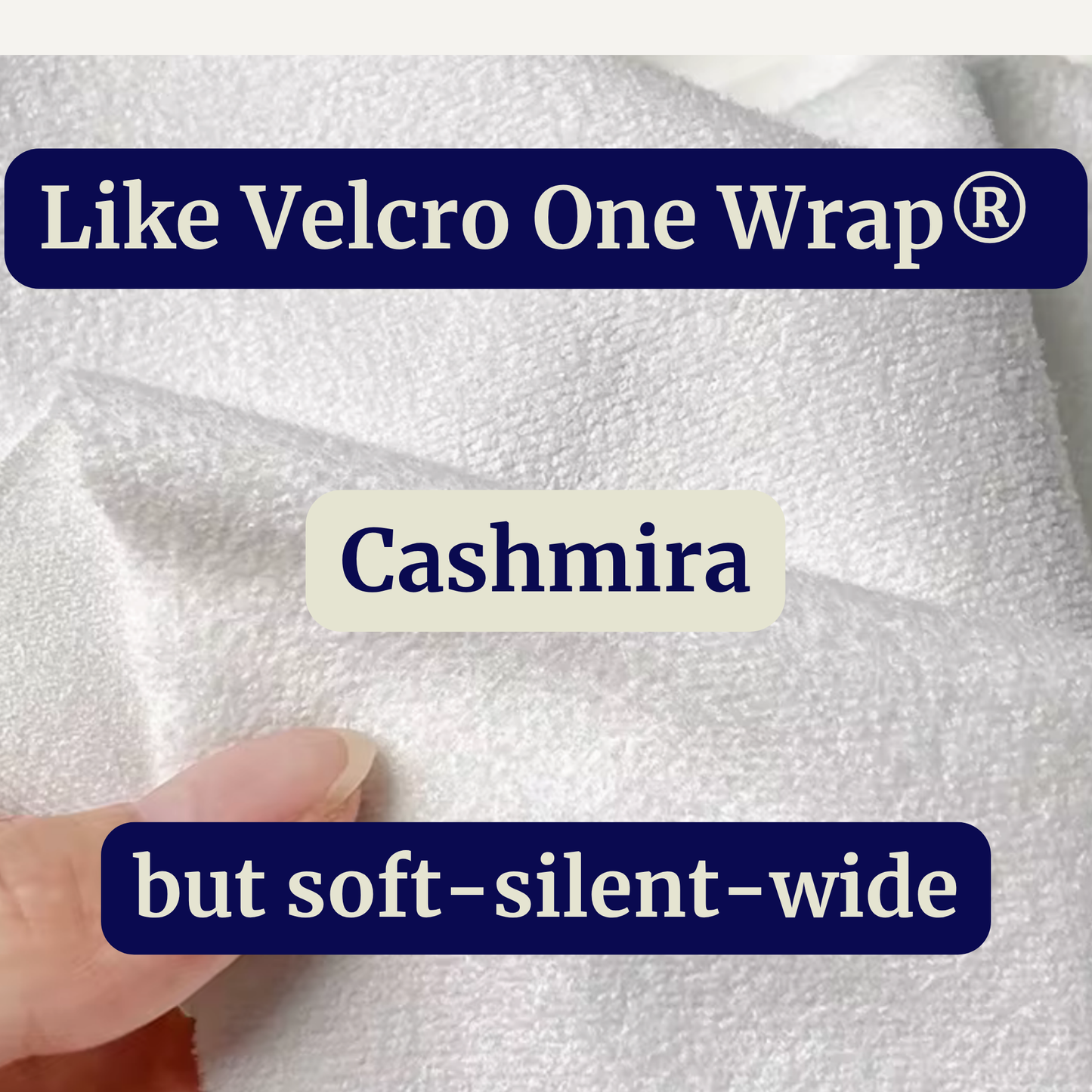 Cashmira™ – Self-Sticking Fabric (Soft, Silent, Reusable)