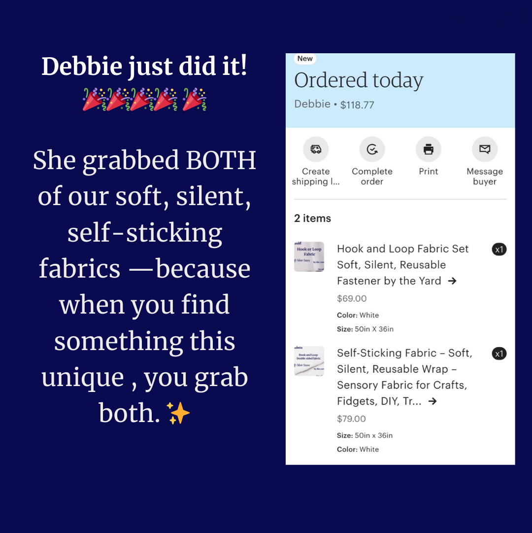 Debbie’s Duo – Cashmira + Bondell Silent Fabric Bundle