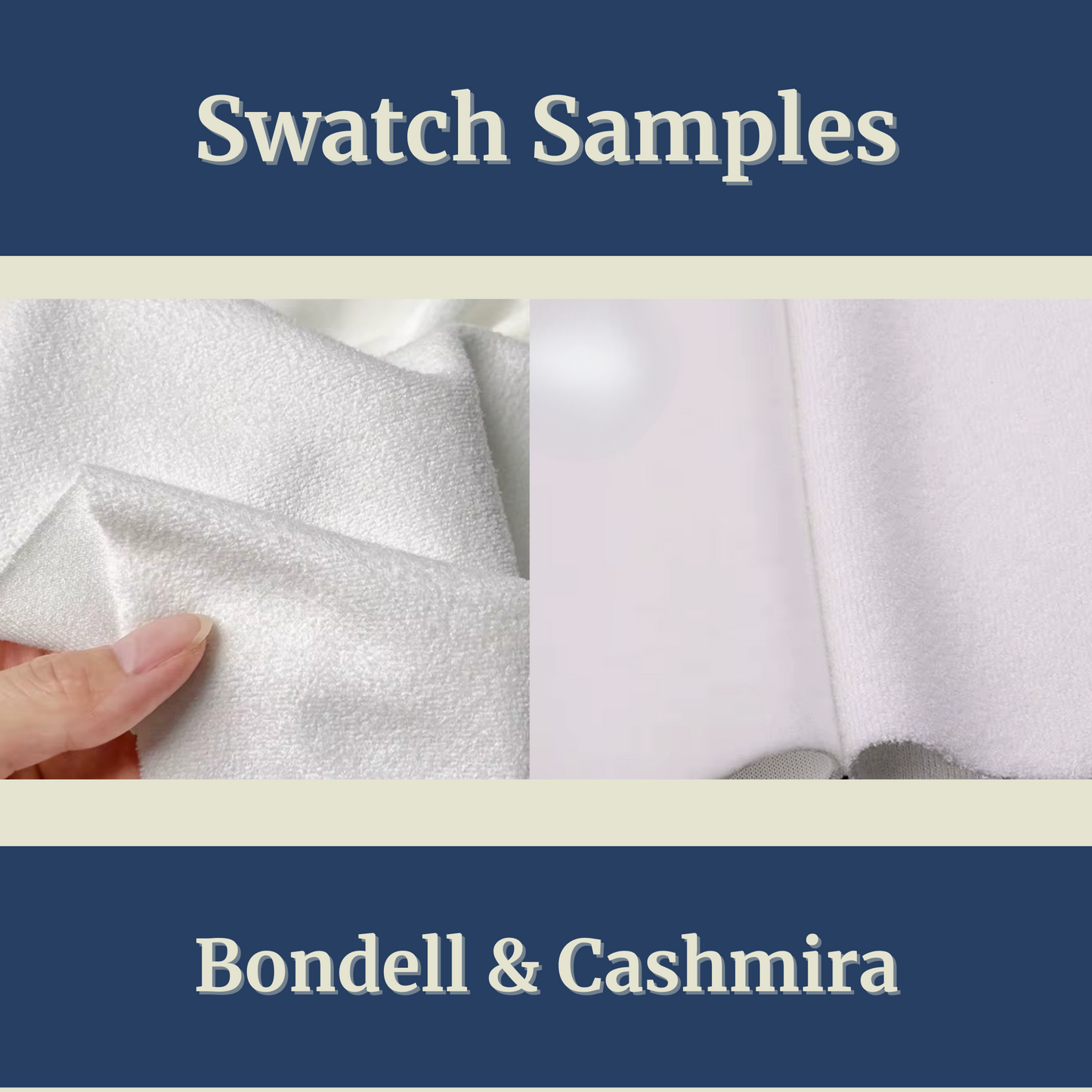Try Before You Buy | Bondell™ & Cashmira™ Silent Fabric Swatch Pack –Velcro® Replacement