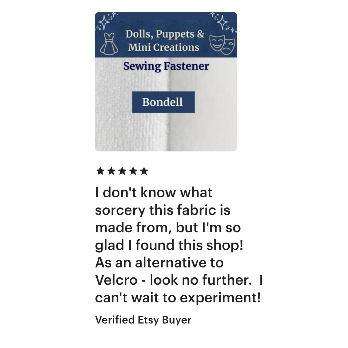 Mini Sewing Fabric Fastener- Soft & Silent Hook & Loop