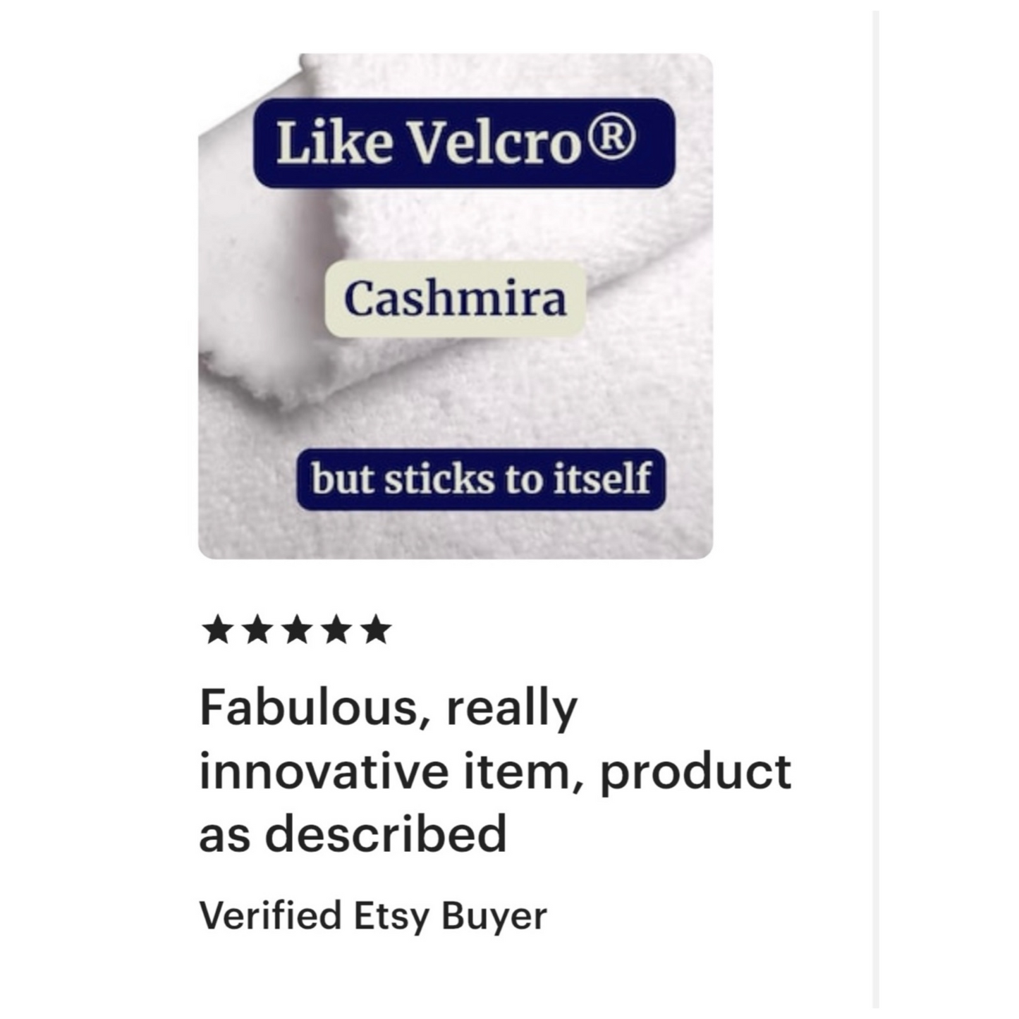 Cashmira™ – Self-Sticking Fabric (Soft, Silent, Reusable)