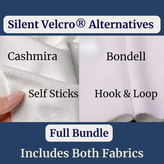 Debbie’s Duo – Cashmira + Bondell Silent Fabric Bundle