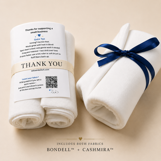 The Sample pack– Cashmira™ + Bondell™