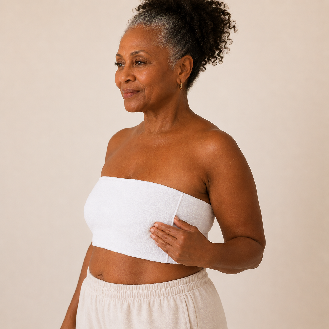 Cashmira Comfort Chest Wrap | Easy Bra Alternative & Adjustable Breast Support