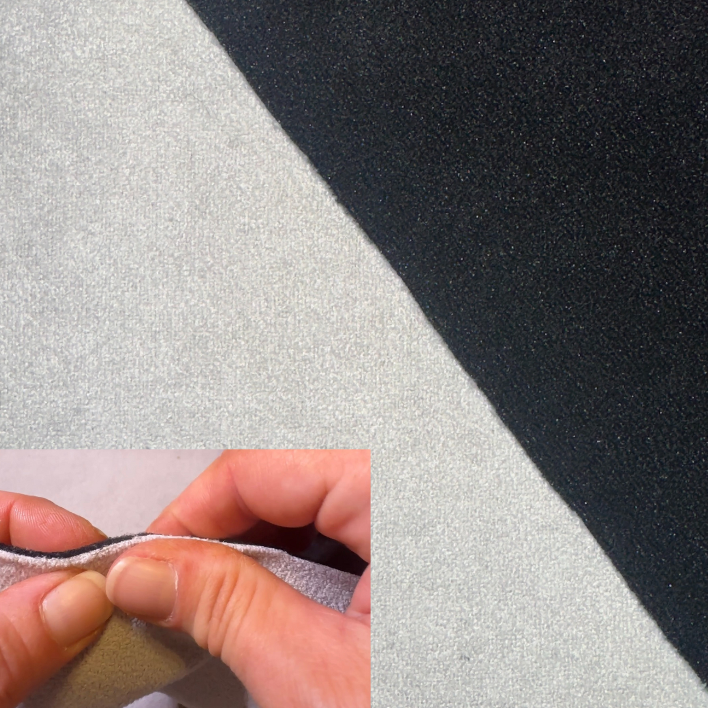 Cashmira™ – Self-Sticking Fabric (Soft, Silent, Reusable)