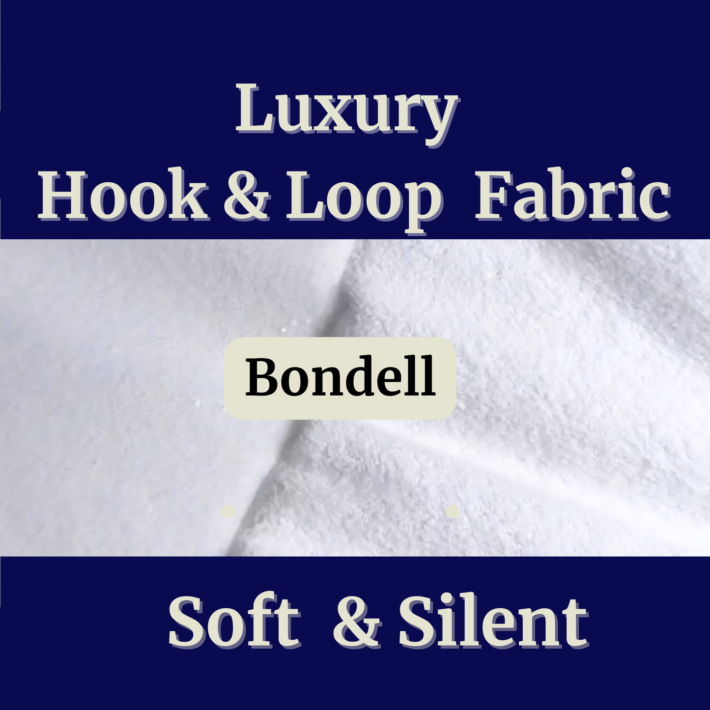 Bondell™ – Soft Hook & Loop Fabric Set (Silent, Sewable, Flexible)