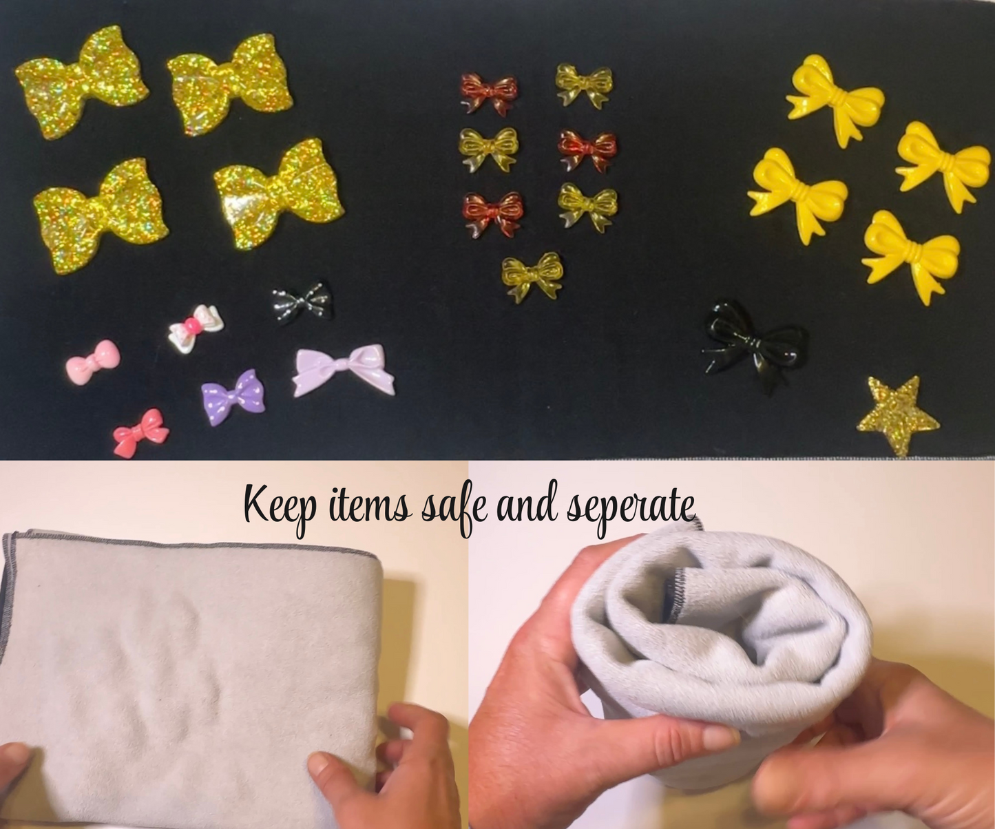 Cashmira™ – Self-Sticking Fabric (Soft, Silent, Reusable)